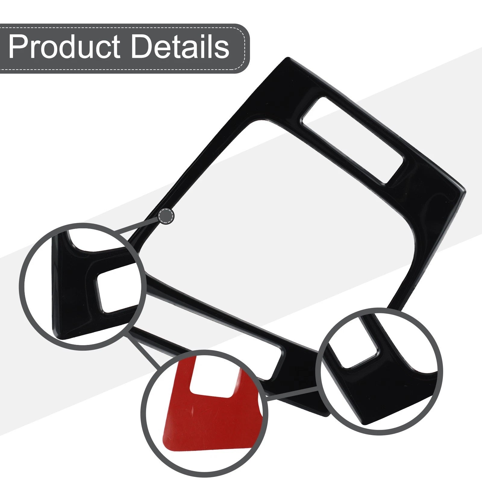 Piano Black Gear Shift Panel Frame Cover Trim for BMW 3 Series E46 (1998–2005)