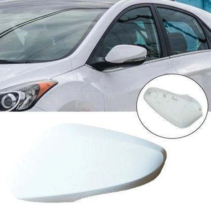Left Side Cap Mirror Cover for Car (2010–2020) White ABS
