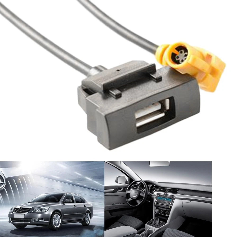 USB Connector Cable for Skoda Octavia RCD510 RSN315 (80cm Length)