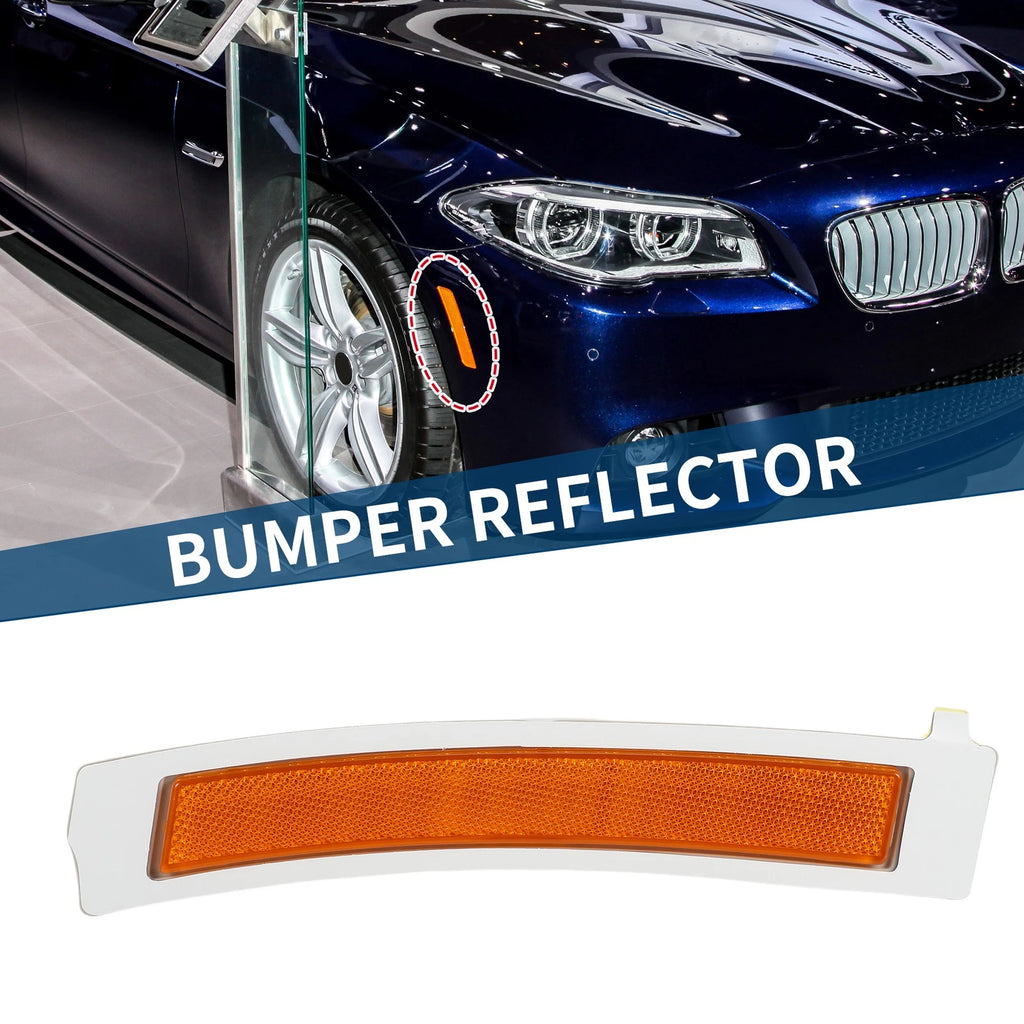 Bumper Reflector Front Right Replacement for BMW 535i GT (2010–2017)