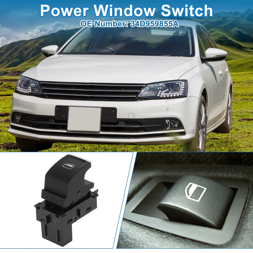Passenger Power Window Switch for Volkswagen Jetta for Santana (2011–2018)
