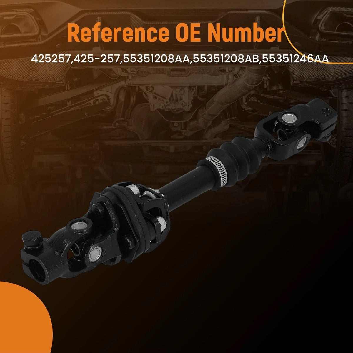 Front Lower Steering Column Shaft for Dodge Dakota Durango (2001–2003) 55351208AA