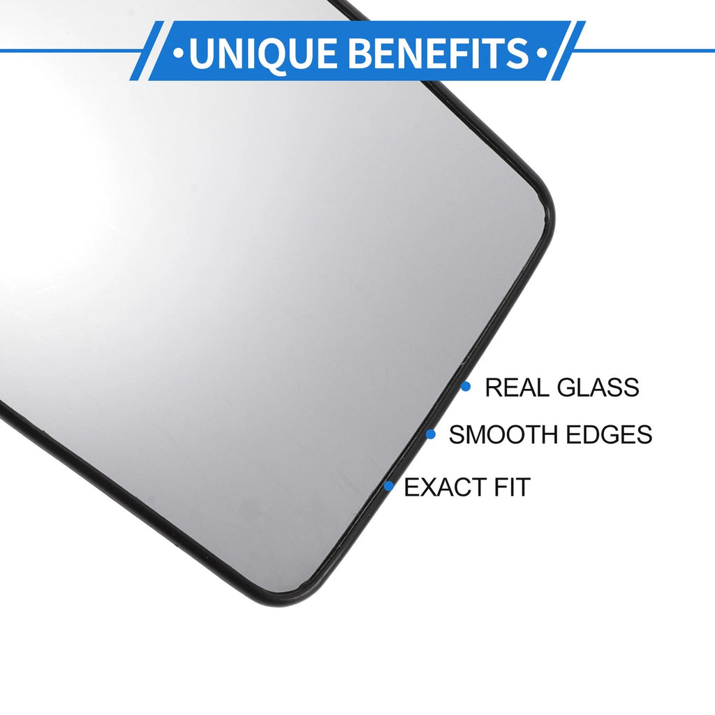 Right Passenger Side Mirror Glass Replacement for Ford (Non Heated)