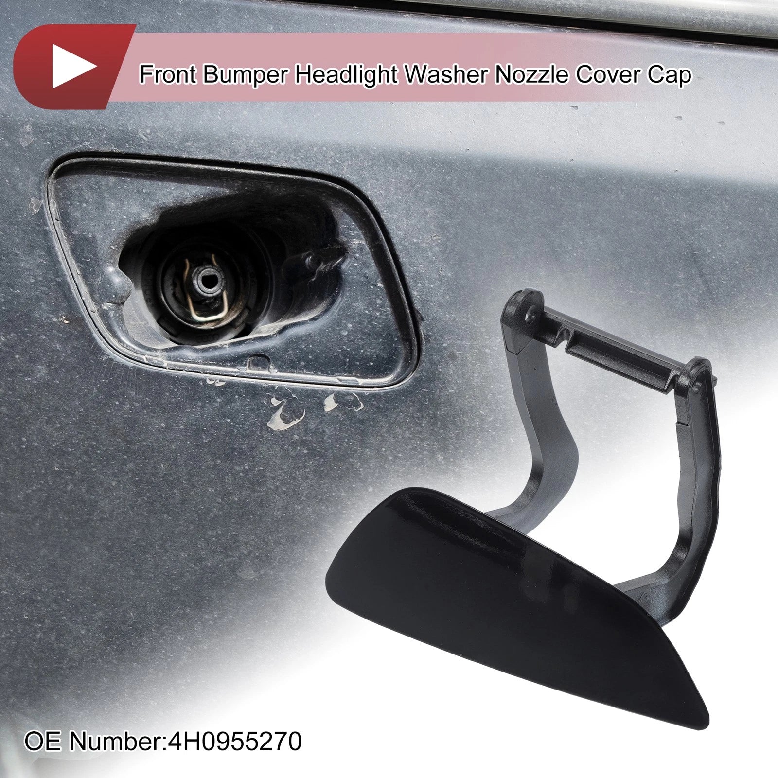 Front Right Washer Nozzle Cover Cap for Audi A8 (2009–2014)