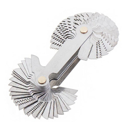 Screw Gauge 55 60 Degree Thread Pitch Gauge for Metal Lathe