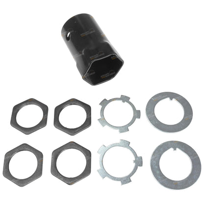 Front Bearing Adjusting Axle Wheel Hub Nut + 54mm Socket for Landcruiser Hilux