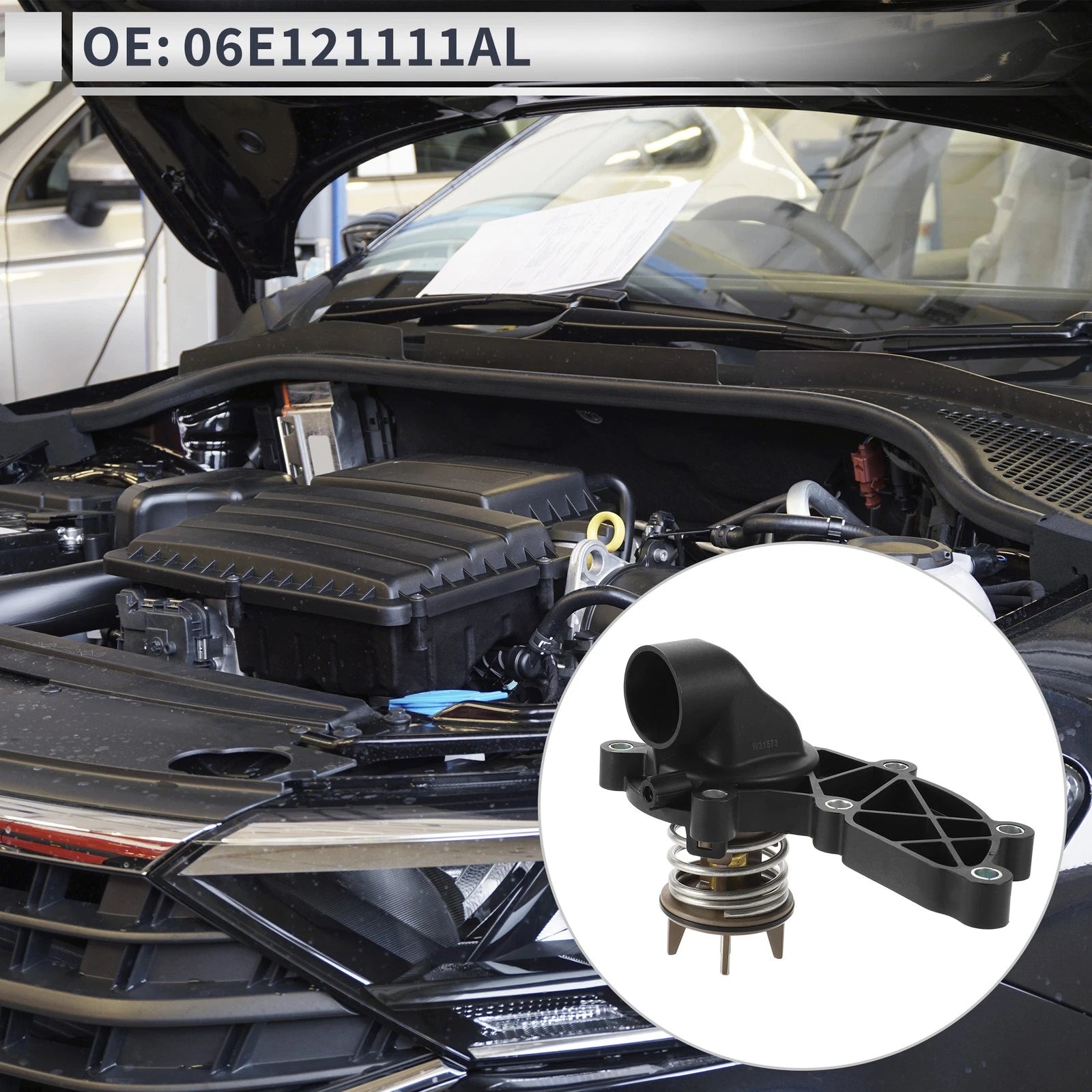 Engine Coolant Thermostat Housing Assembly for Audi A4 A5 A6 Q7 3.0T (2010–2020)