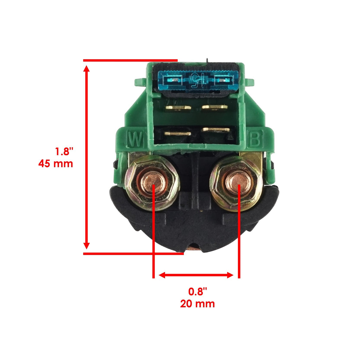Starter Solenoid Relay for Suzuki GS500 GS500F (1989–2009) Replacement 2x