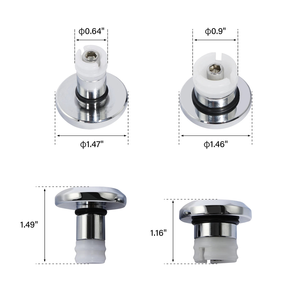Front Axle Nut Covers for Harley Sportster S RH1250S, Nightster RH975 (2021–2025)