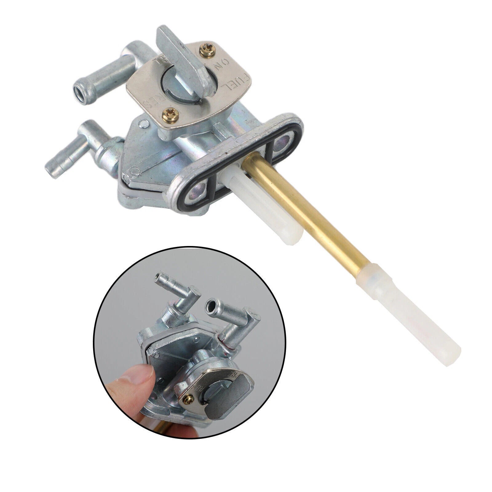Gas Tank Fuel Cock Valve Petcock for Suzuki DR650 (1996–2019) 44300-32E00