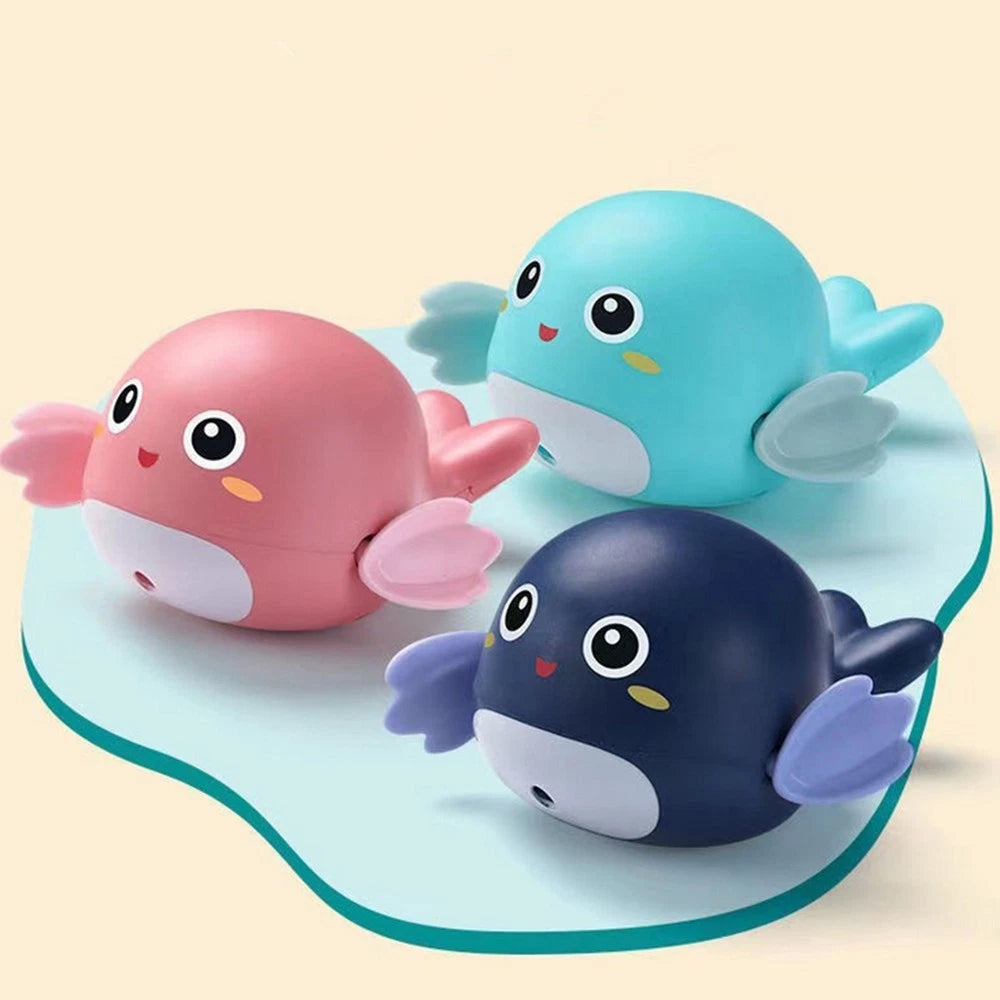 3Pcs Bath Clockwork Dolphin Toys for Kids Swimming