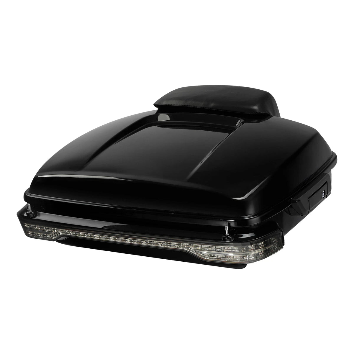 Chopped Trunk Backrest Pad & LED Tail Light for Harley Touring (2014–2025)