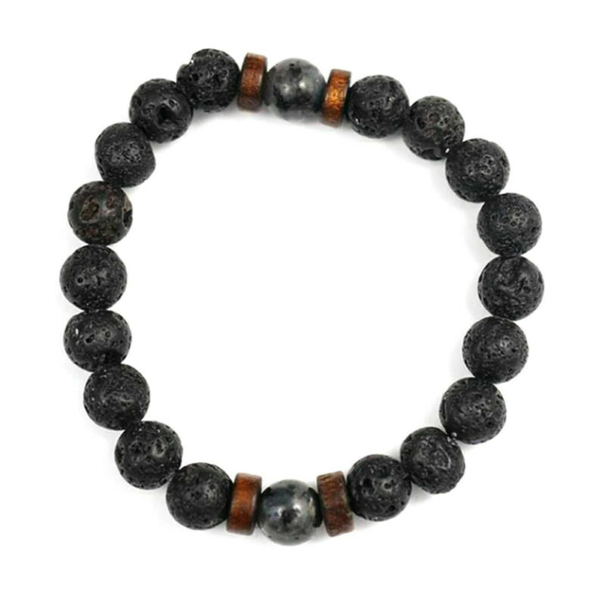 Lava Rock Diffuser Bracelet for Men/Women - Natural Stone Yoga Bead