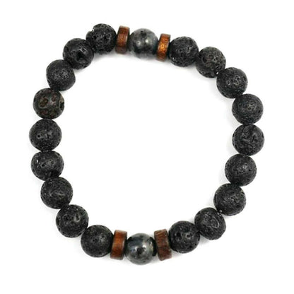 Lava Rock Diffuser Bracelet for Men/Women - Natural Stone Yoga Bead