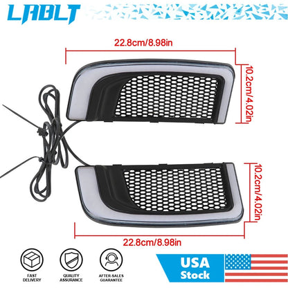 LED Running Light/Turn Signal Grills for Harley Electra Glide (2014–2023)