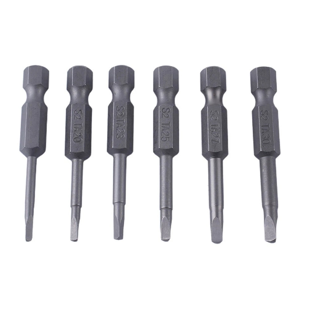 Electric Screwdriver Assembly with Triangle Bits for