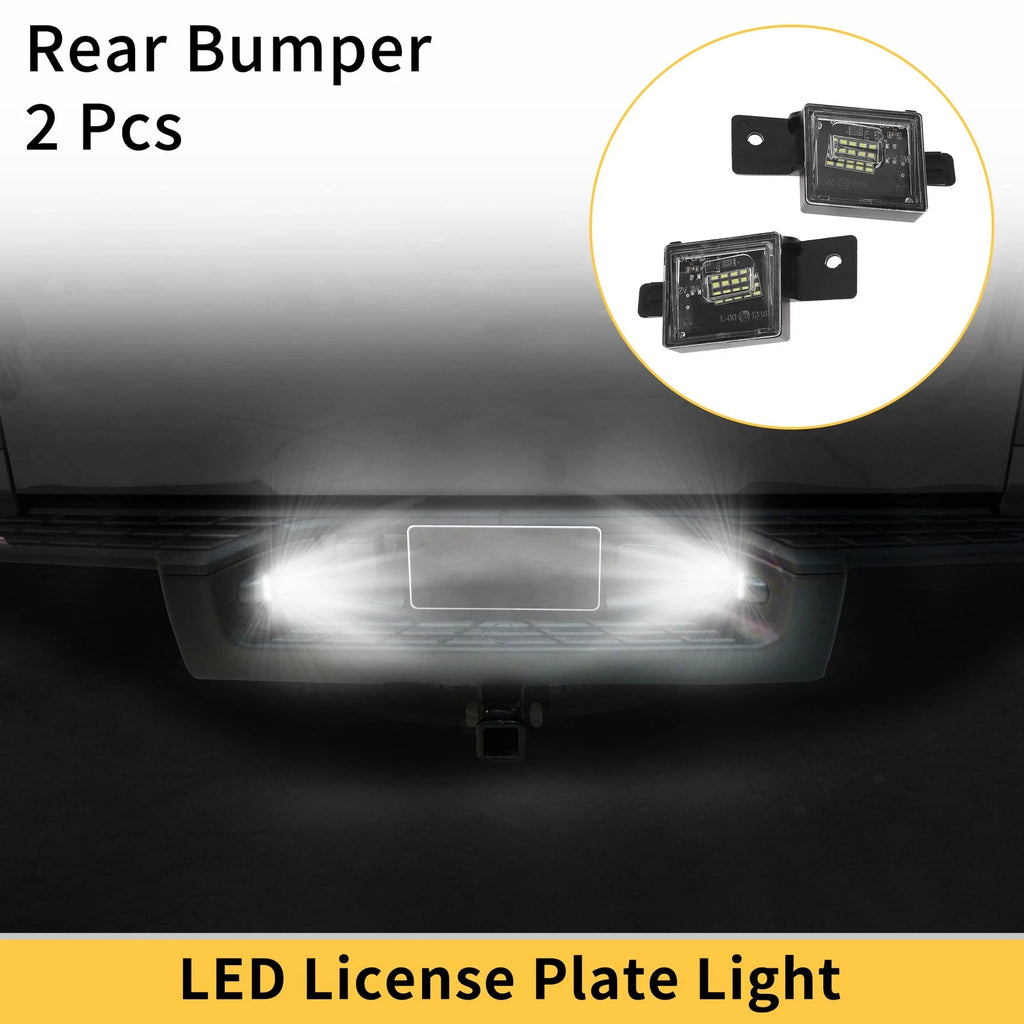 2 Pack License Plate Light Bulb for Chevrolet Silverado (2014–2020)