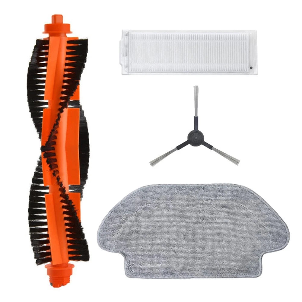 Set of 4 Brushes and Mop Cloths for Karcher RCV 3