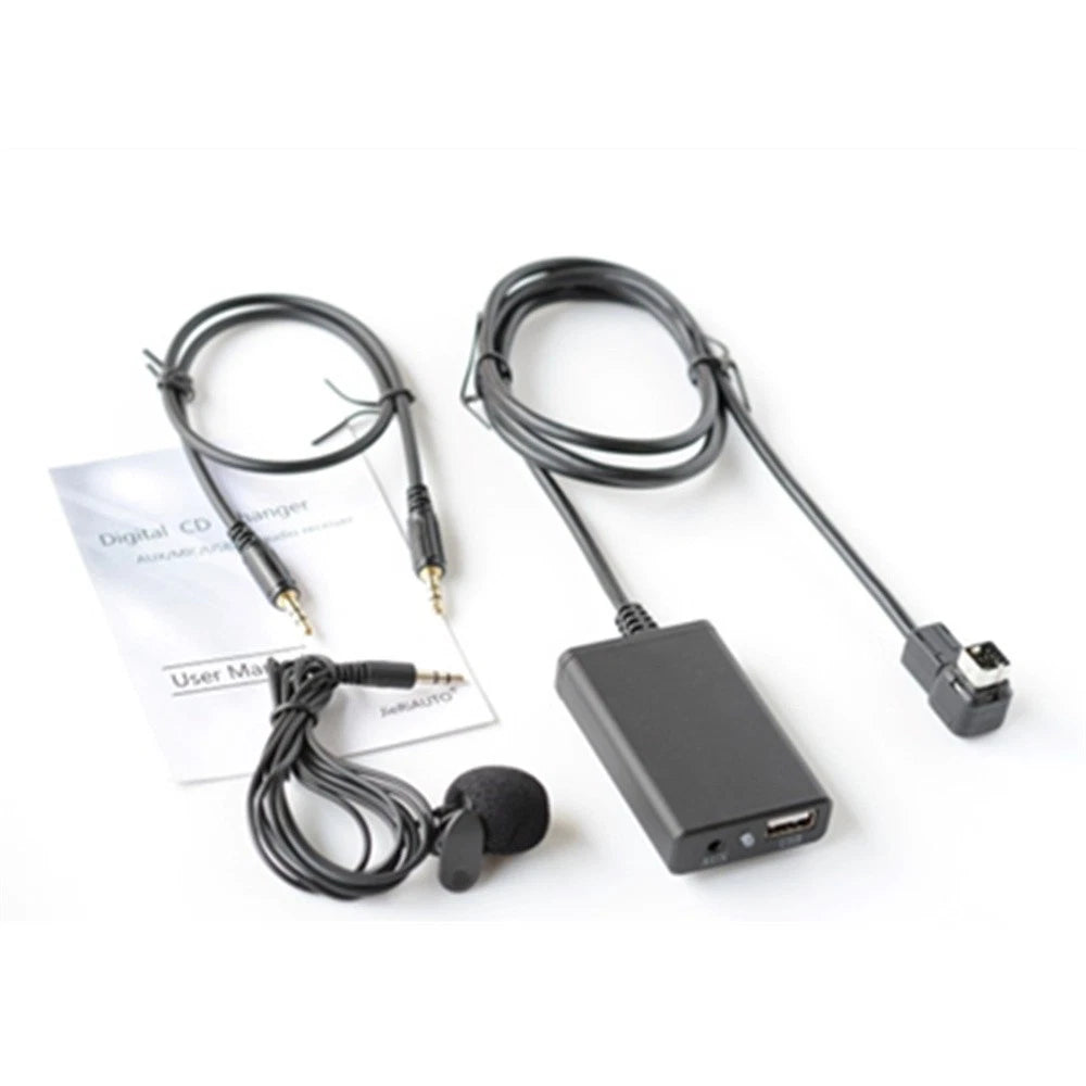 13pin BT Interface Aux Adapter Music Wireless Aux in module For Clarion Radio