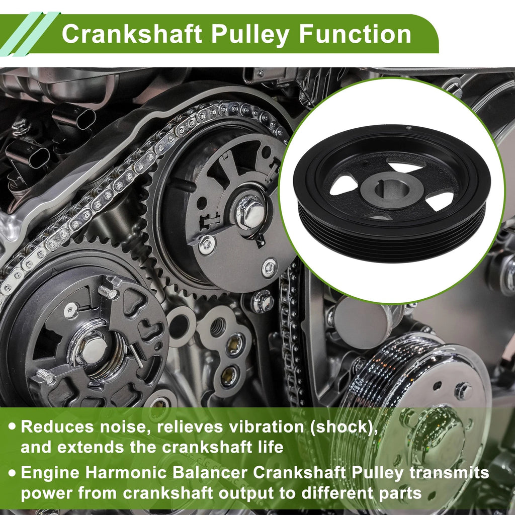 Engine Harmonic Balancer Crank Pulley Replacement for Lexus CT200h (2011–2022)