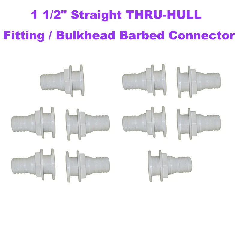 1 1/2" Straight Thru-Hull Fitting for Boats (Universal)