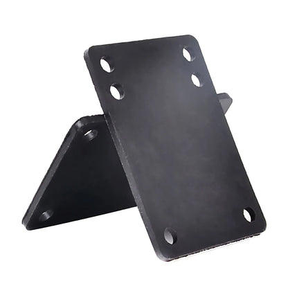 Set of 2 Black 3mm Soft Skateboard Riser Shock Pads for Longboard