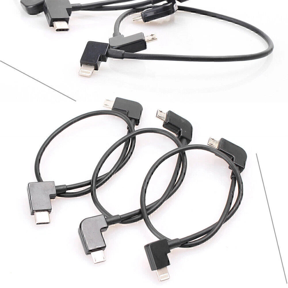 90° Micro Type C USB OTG Cable for DJI Spark/Mavic Pro (2016–2020)