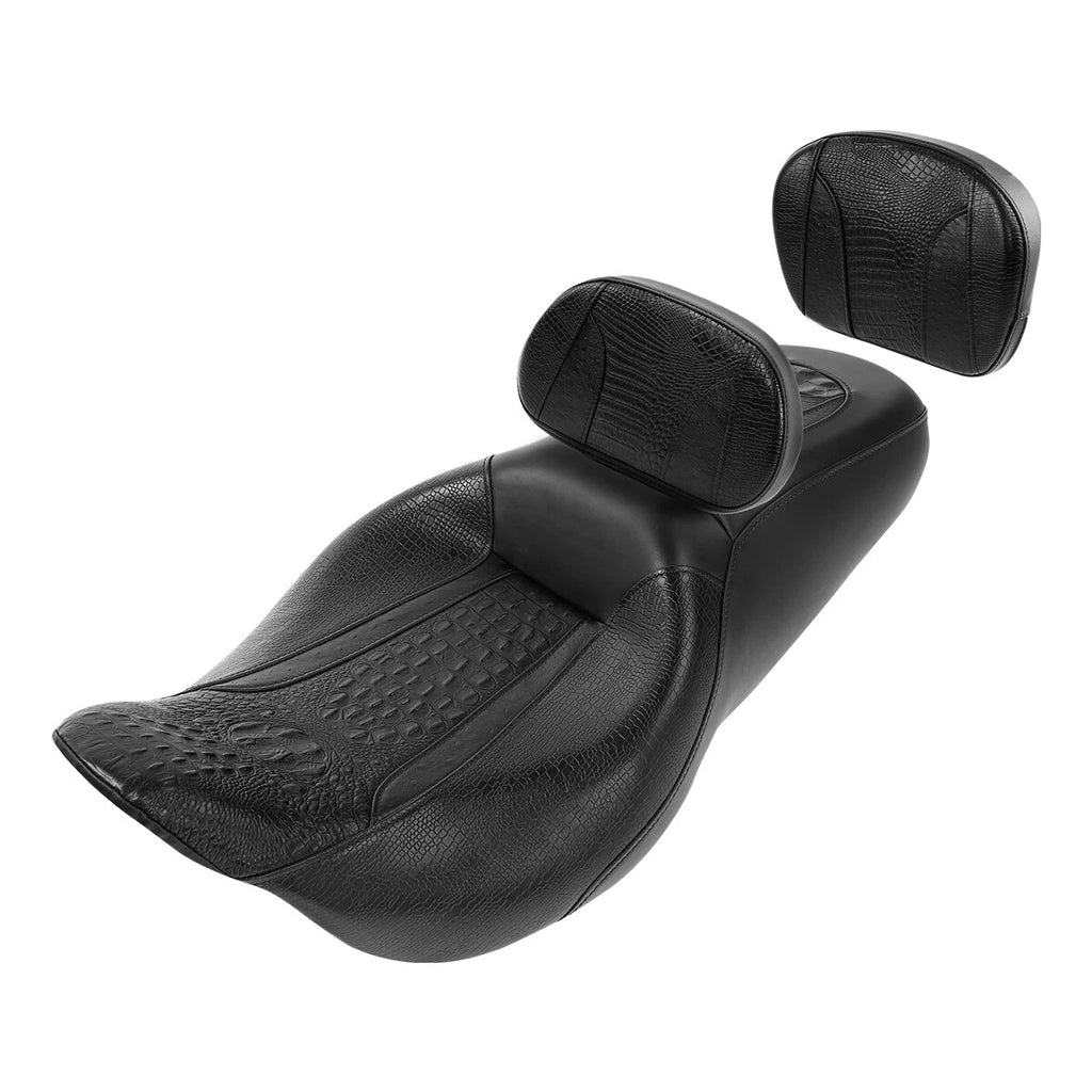 Seat & Backrest Pad for Harley Touring Road Glide (2009–2023)