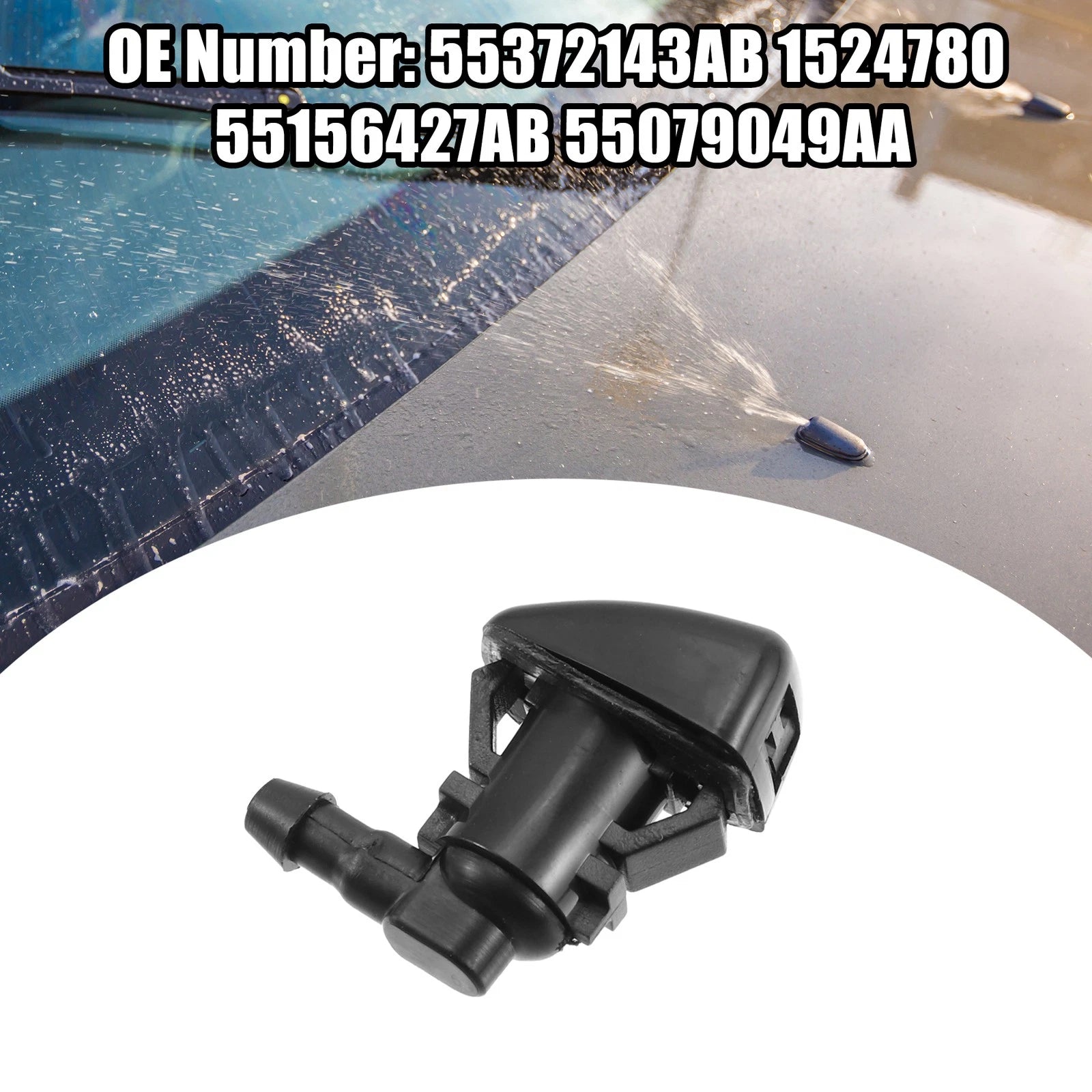 Windshield Washer Nozzle Wiper Spray Jet for Jeep Grand Cherokee (2005–2016)