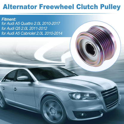 Alternator Freewheel Clutch Pulley Replacement for Audi A5 Quattro (2010–2017)
