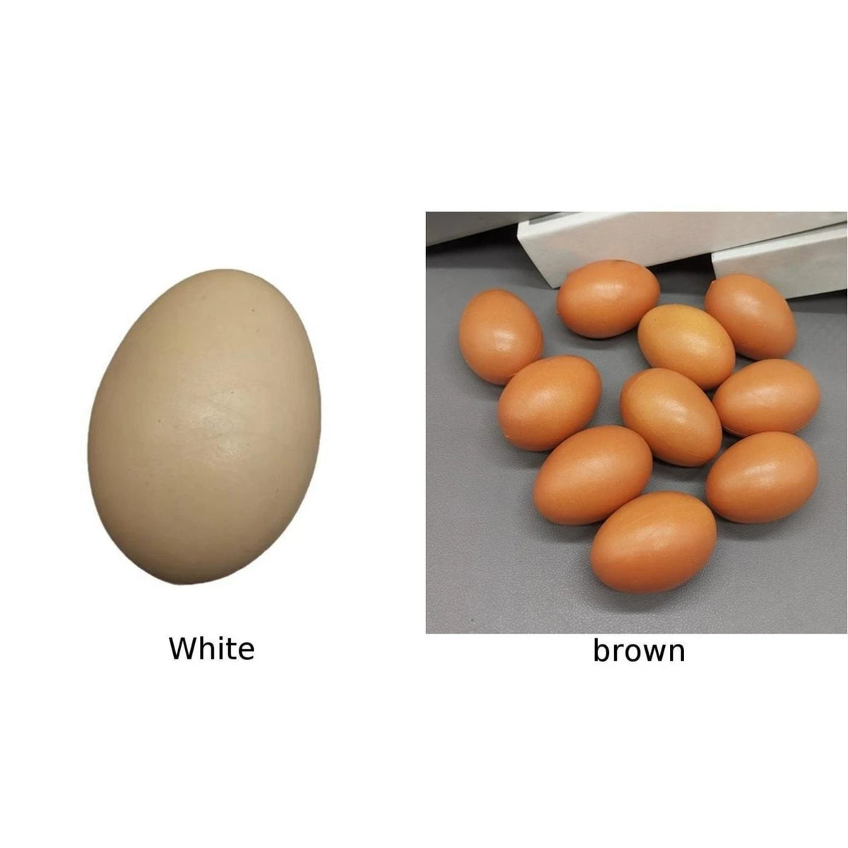 12 Decorative Painted Simulated Eggs for Home Decor (Crafts, Role Playing)