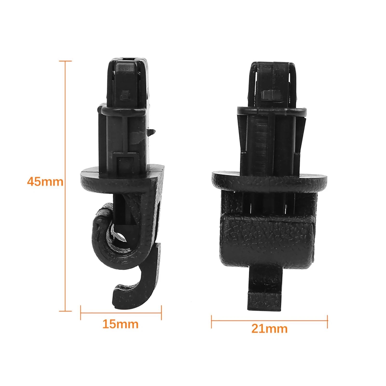 Door Sunshade Hook Clips 4pc Replacement for Honda Odyssey (2005–2010)