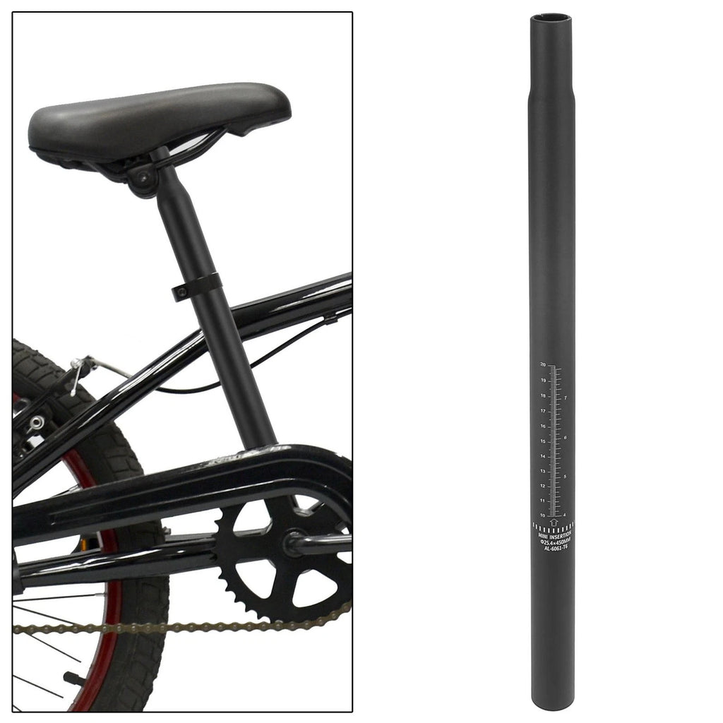 Aluminum Bicycle Seat Post Scale Mark for Black 25.4 x 450mm (2005–2015)