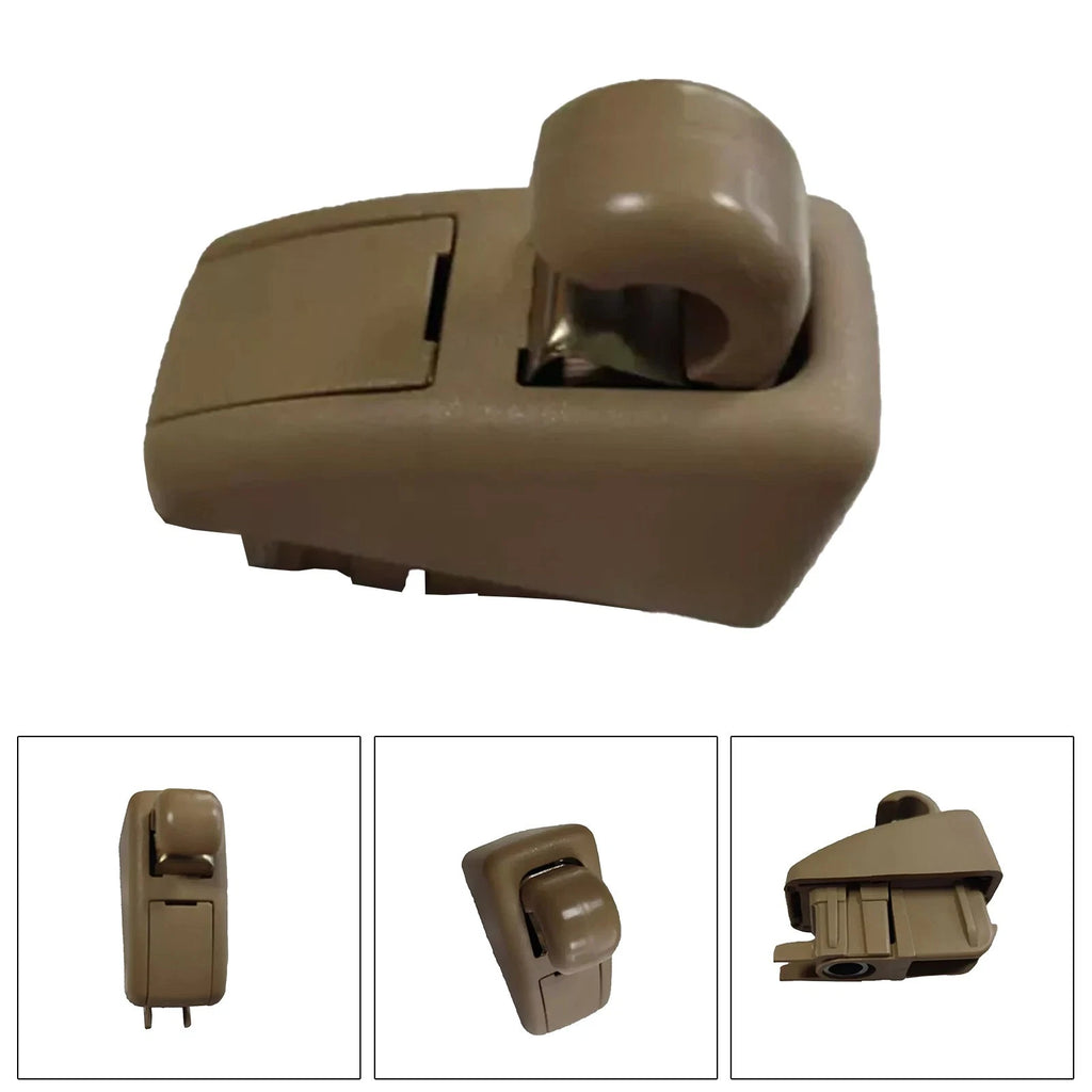 Beige Sun Visor with Gray Retainer for Panamera