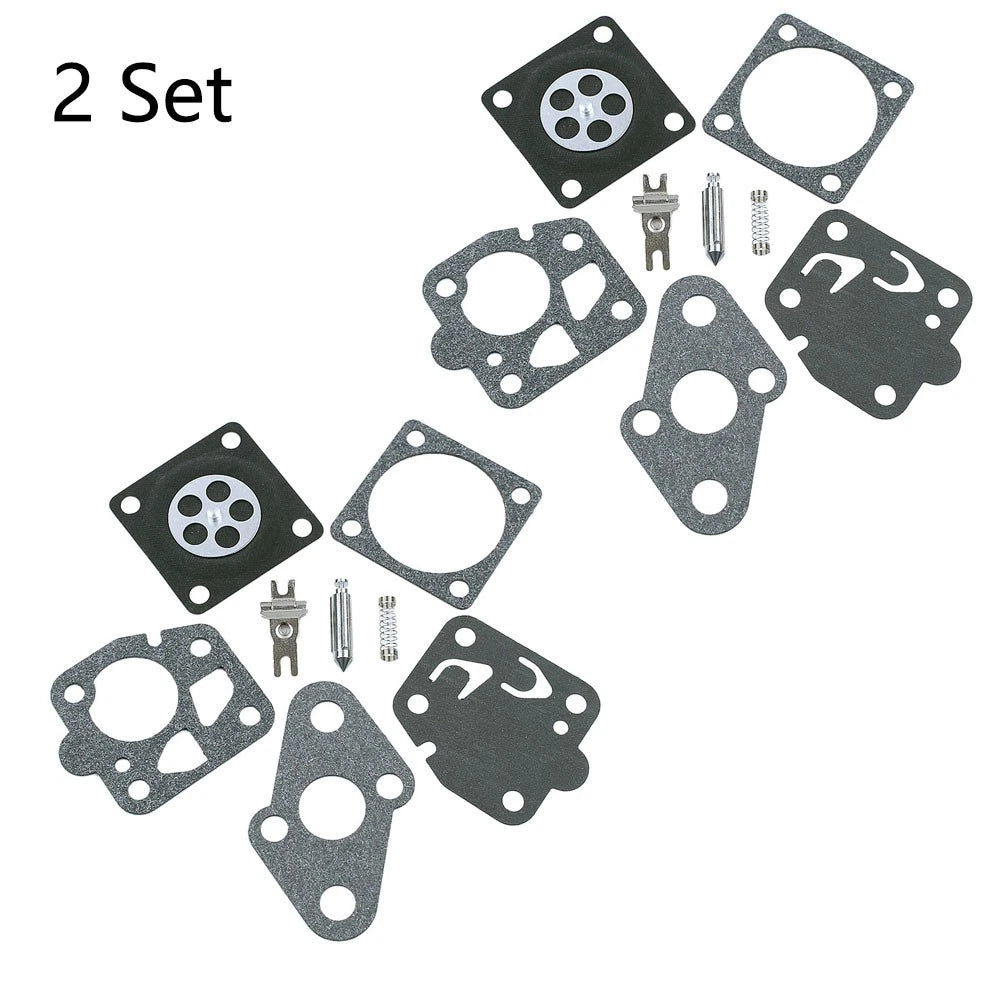 2X Carburetor Rebuild Kit for Kawasaki TG20, TG24, TG25, TG33, TD24, TD25, TD33, TD40