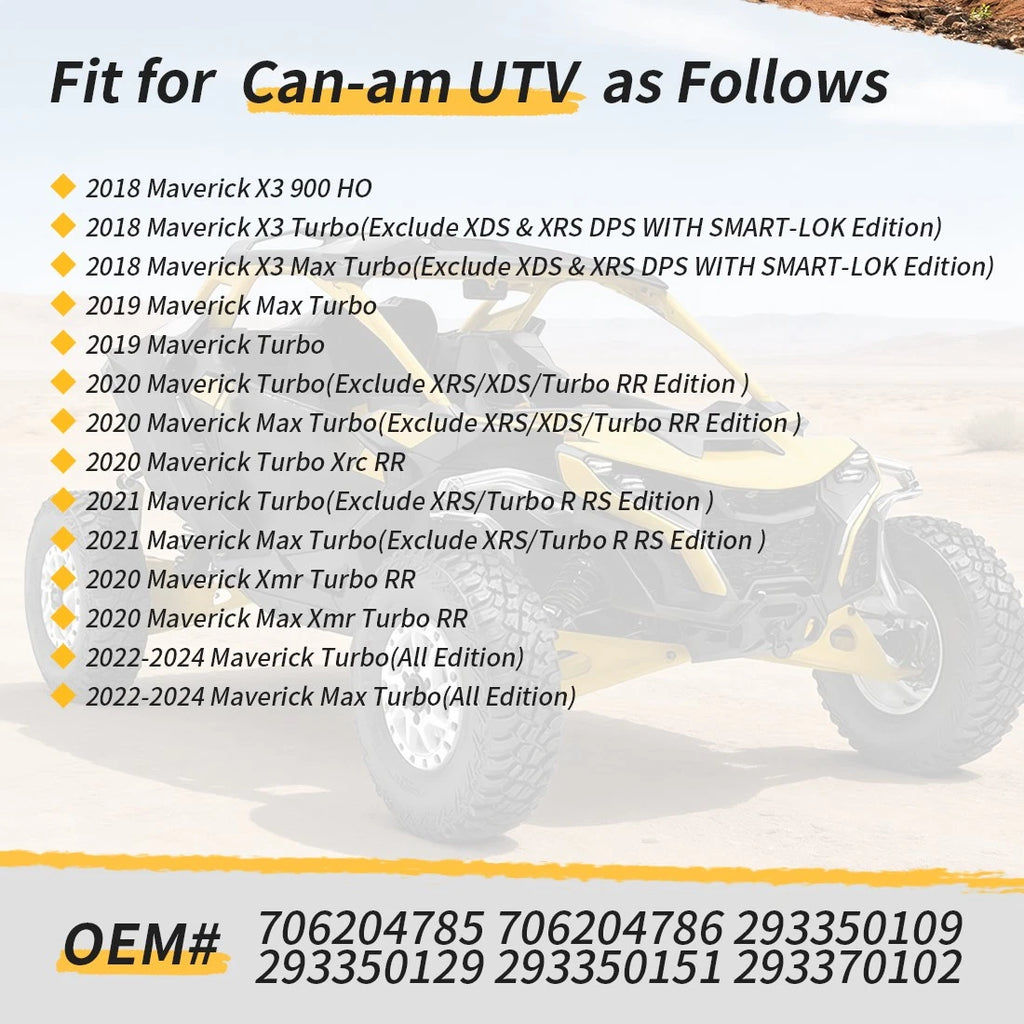Front Left & Right Knuckles Spindle Kit for Can-Am Maverick X3 Max (2017–2023)
