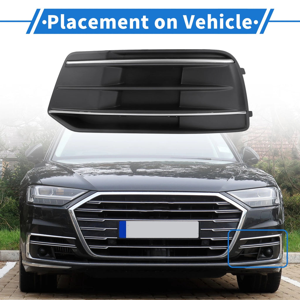 Front Left Fog Light Grill Replacement for Audi Q5 (2010–2017)
