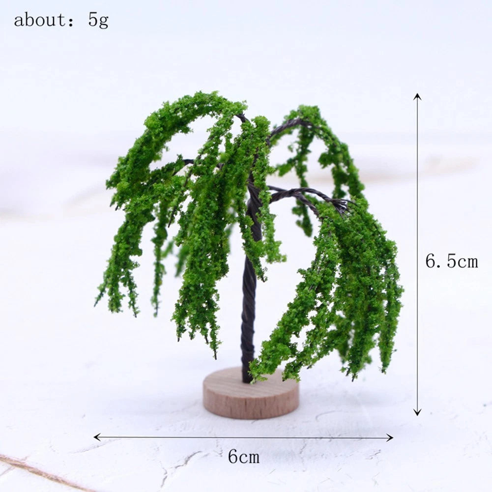 Plastic Mini Landscape Trees for Model Trains and Displays