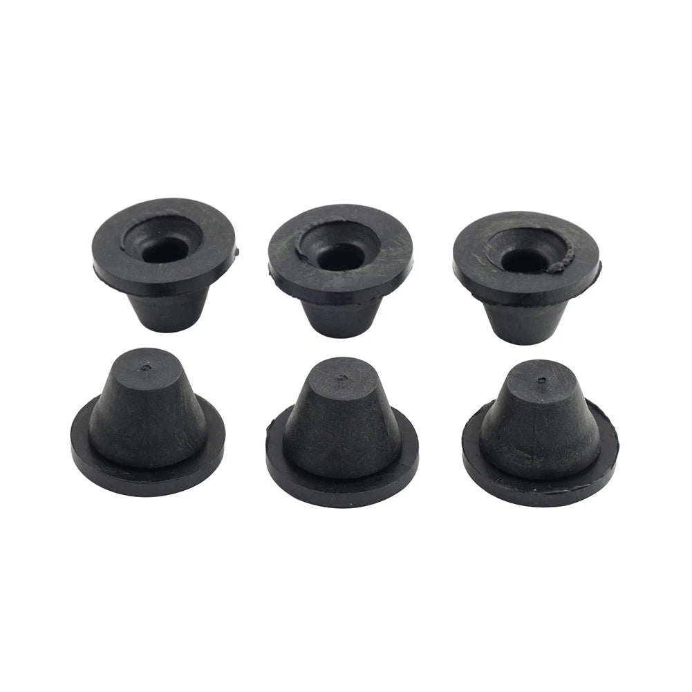 6x Rubber Side Cover Grommet For Harley Touring Road King Electra Glide 1996-07