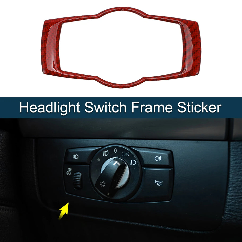 Headlight Switch Frame Bezel for BMW 3 Series E90 E92 E93 (2005–2012)