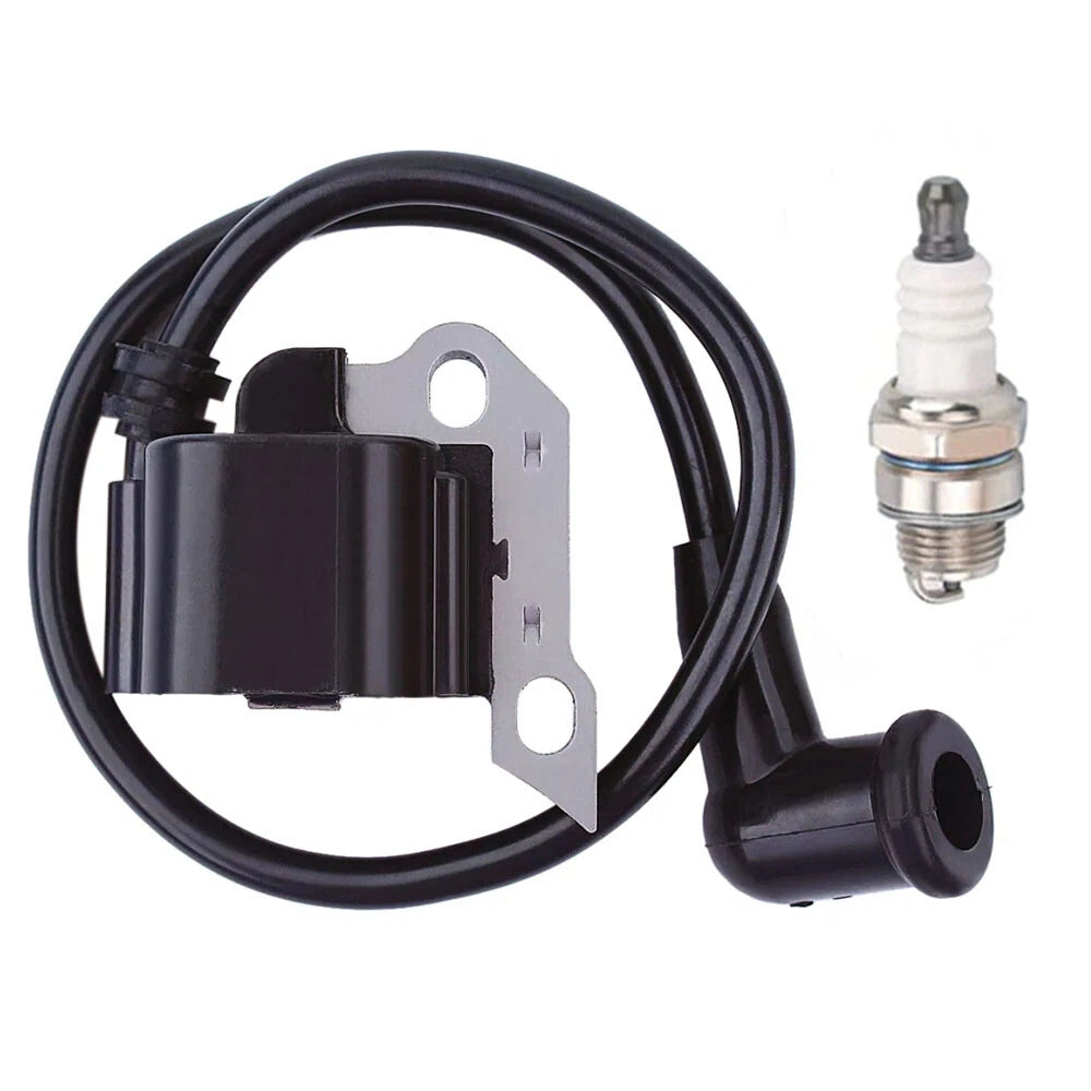 Ignition Coil Spark Plug for Stihl BR340L BR380 BR420 BR420C SR320 (N/A)