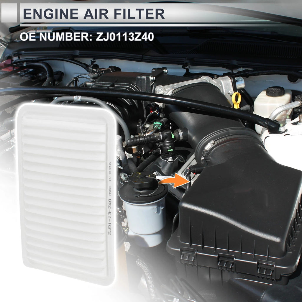 Engine Air Filter Replacement for Mazda 2 Sport (2011–2014)