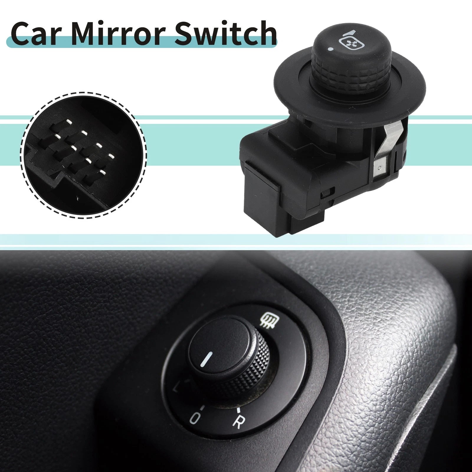 Mirror Switch Replacement Fit for Ford E-150 E-250 2009–2014