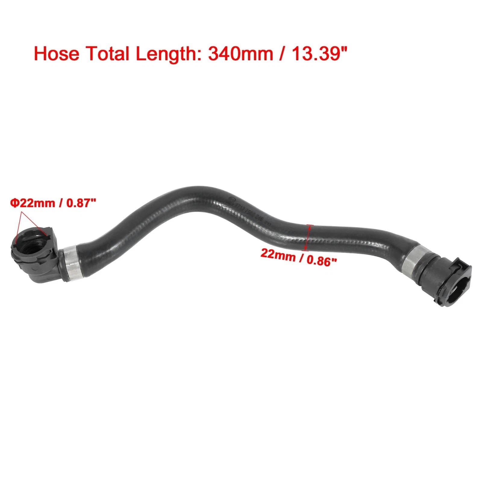 Engine Radiator Coolant Hose Pipe Replacement for BMW (2001–2015)