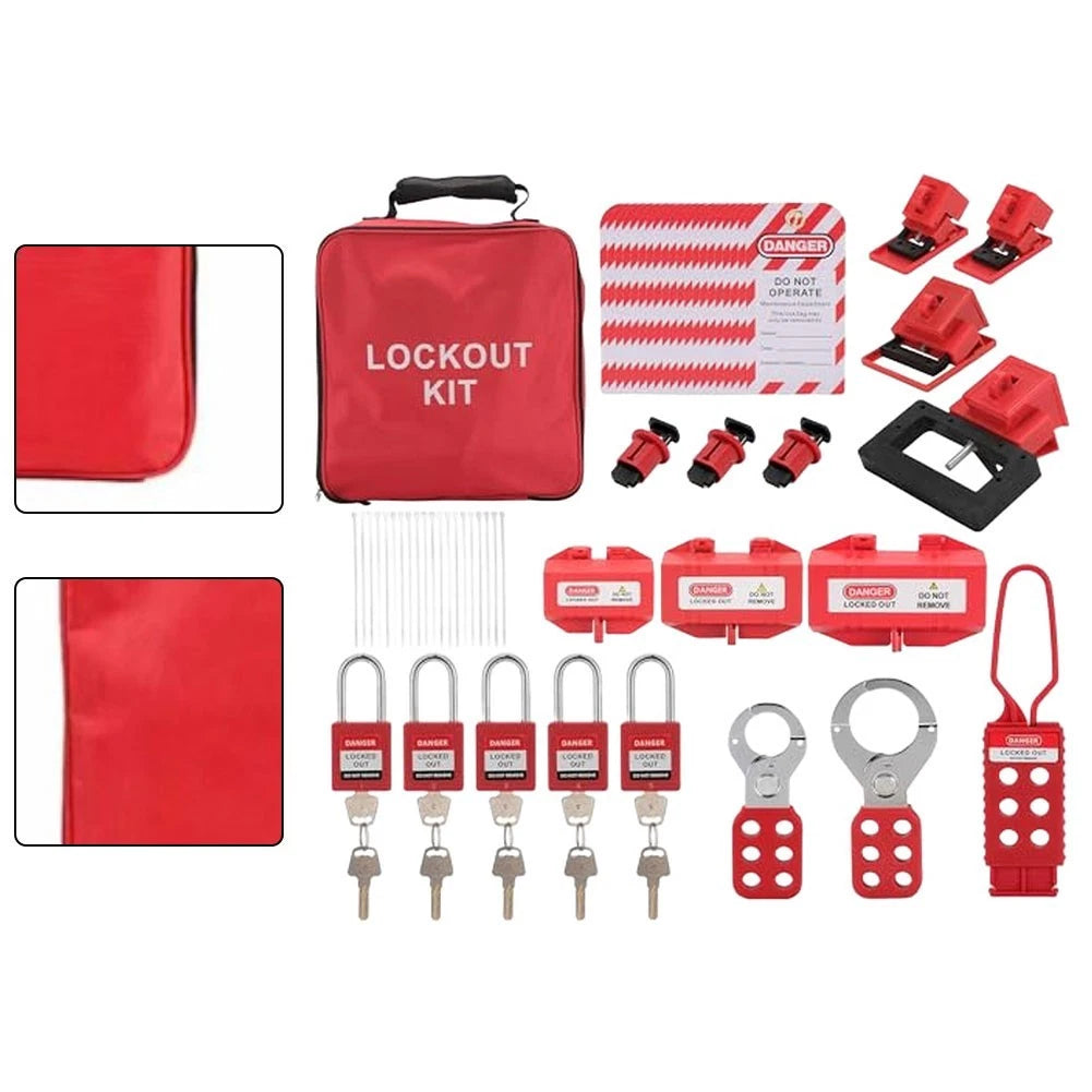 Electrical Safety Lockout Kit for Industrial Use