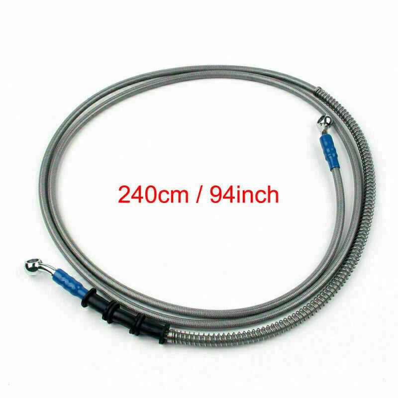 M10 Brake Oil Hose Line with Banjo Fitting for UK Vehicles (240cm/94")