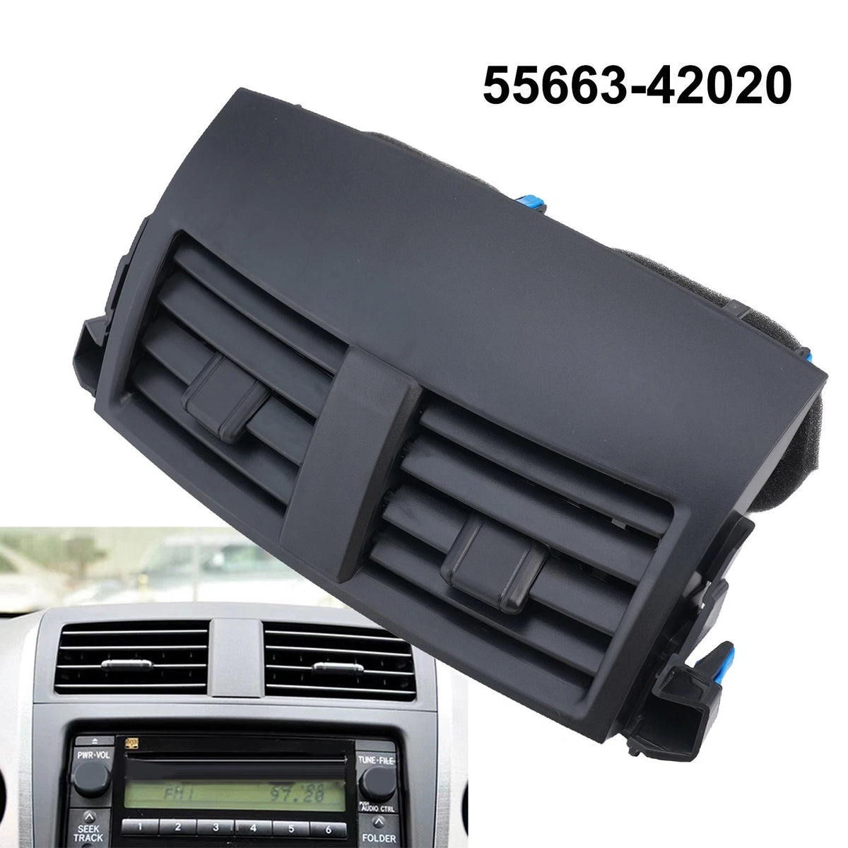 Center AC Air Dash Vents Panel for Toyota RAV4 (2006–2012)