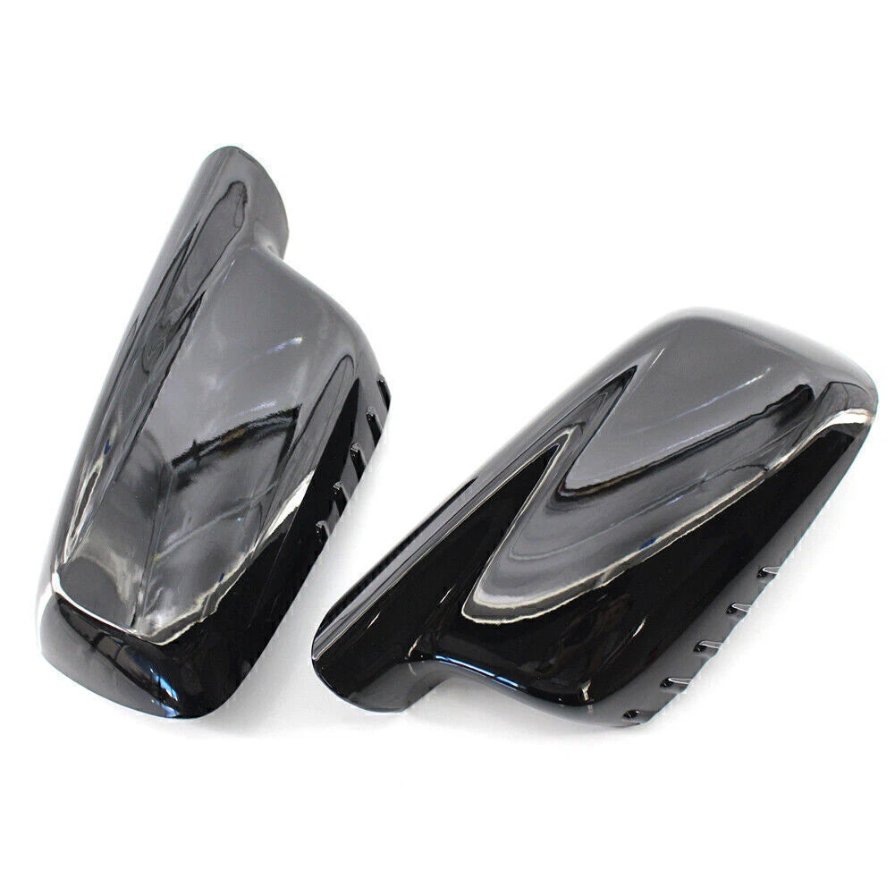 2X Door Wing Side Mirror Cover Cap for BMW E46 E65 E66 (2000–2006)