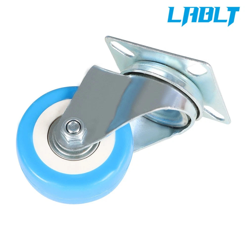 Set of 4 Swivel Caster Polyurethane Wheels for LABLT (12x2")