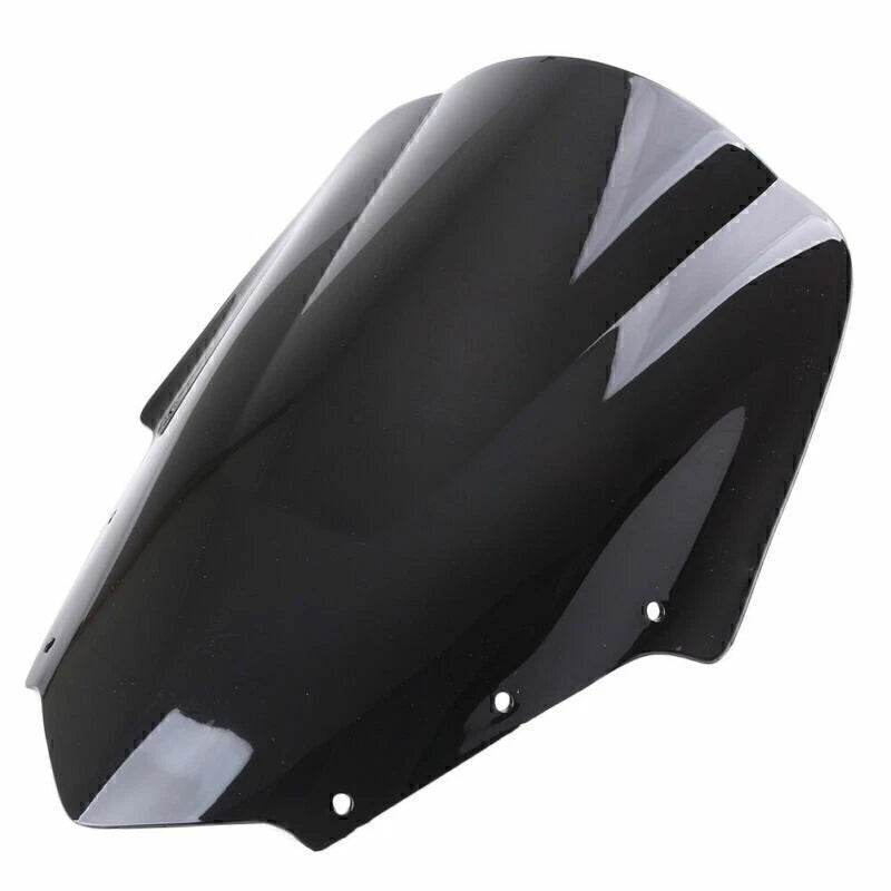 Double Bubble Front Windshield for Yamaha FZ1S (2006–2011) Smoke ABS